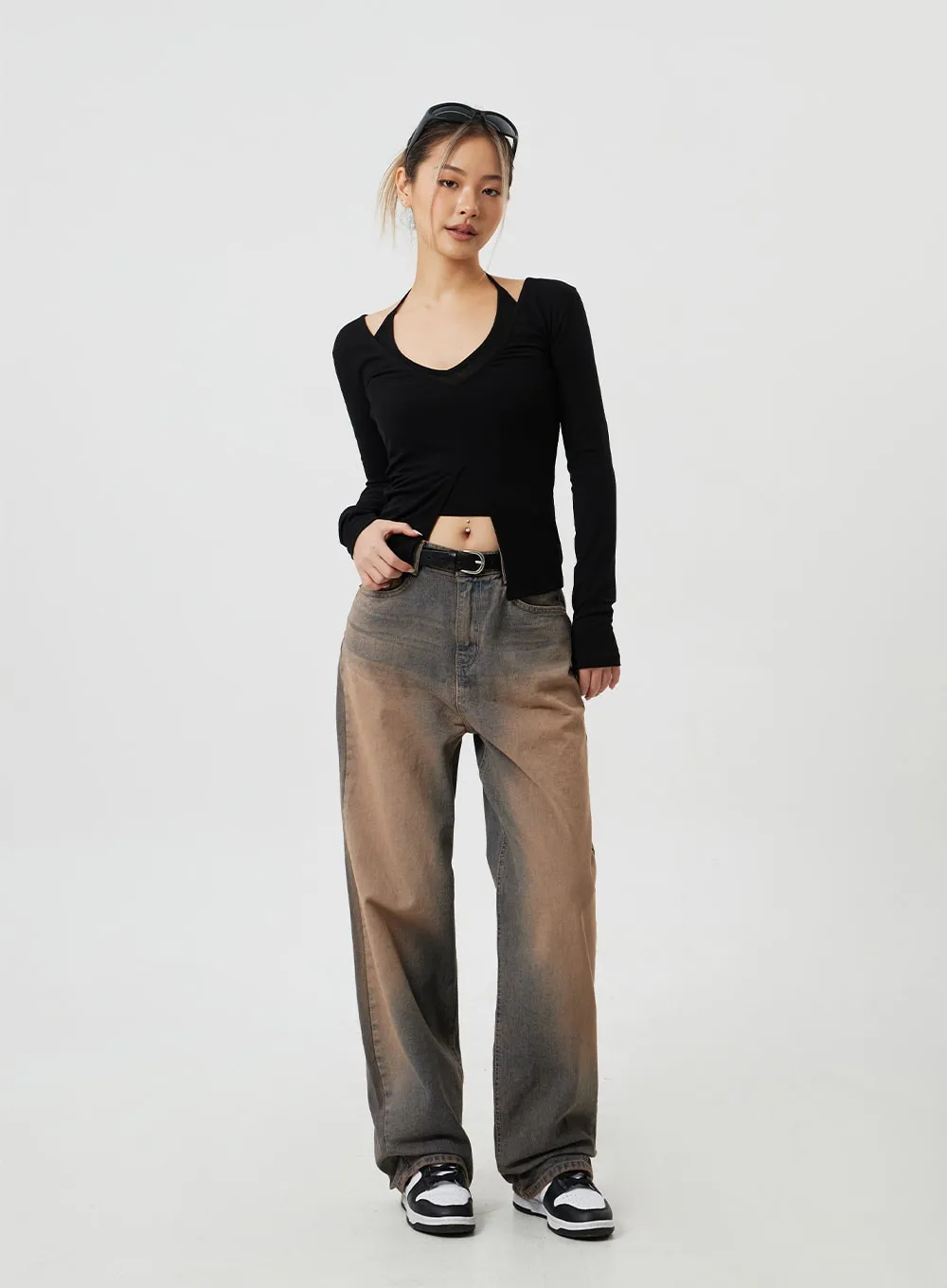 Layered Cropped Top Set CM303 sold by Lewkin product image thumbnail 3
