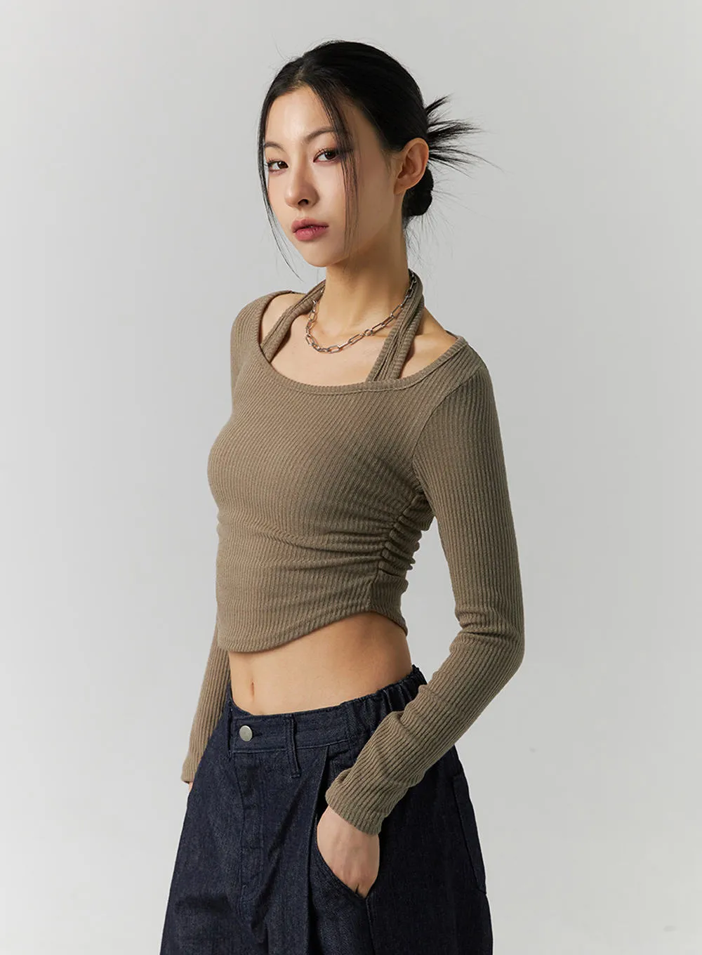 Boho Chic Halter Neckline Long Sleeve ID305 sold by Lewkin product image thumbnail 4