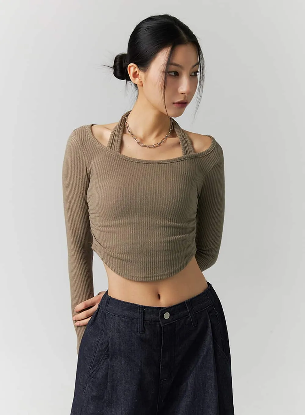 Boho Chic Halter Neckline Long Sleeve ID305 sold by Lewkin product image thumbnail 3