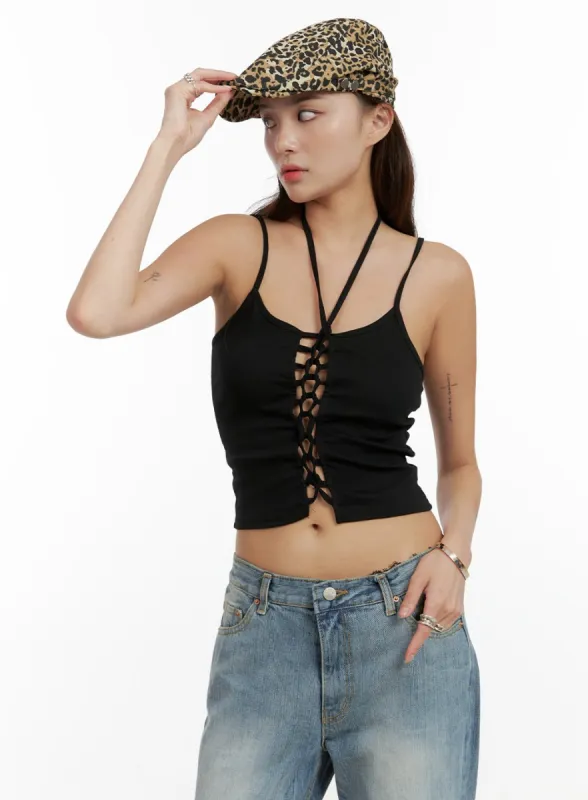 Chic Cutout Sleeveless Top CL405 sold by Lewkin
