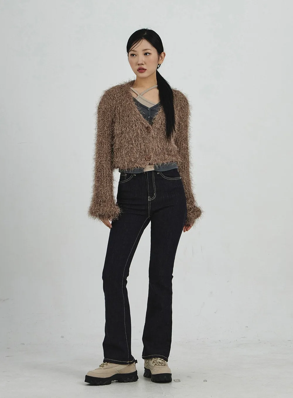 Bootcut Denim Pants CD02 sold by Lewkin product image thumbnail 4