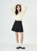 Denim Pleated Mini Skirt BG29 sold by Lewkin