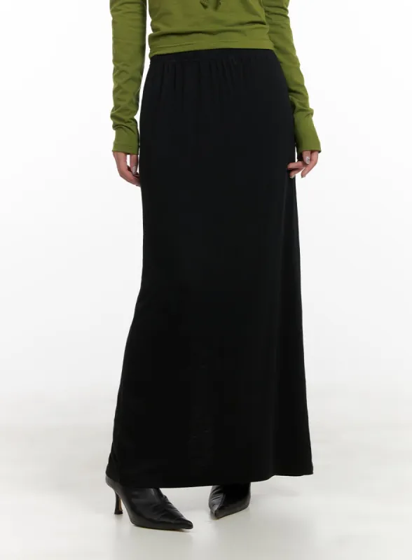 Basic Maxi Skirt CY403 sold by Lewkin