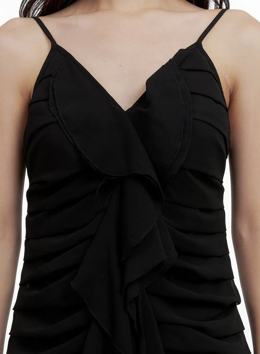 Sweetheart Ruffle Mini Dress CL410 sold by Lewkin product image thumbnail 3