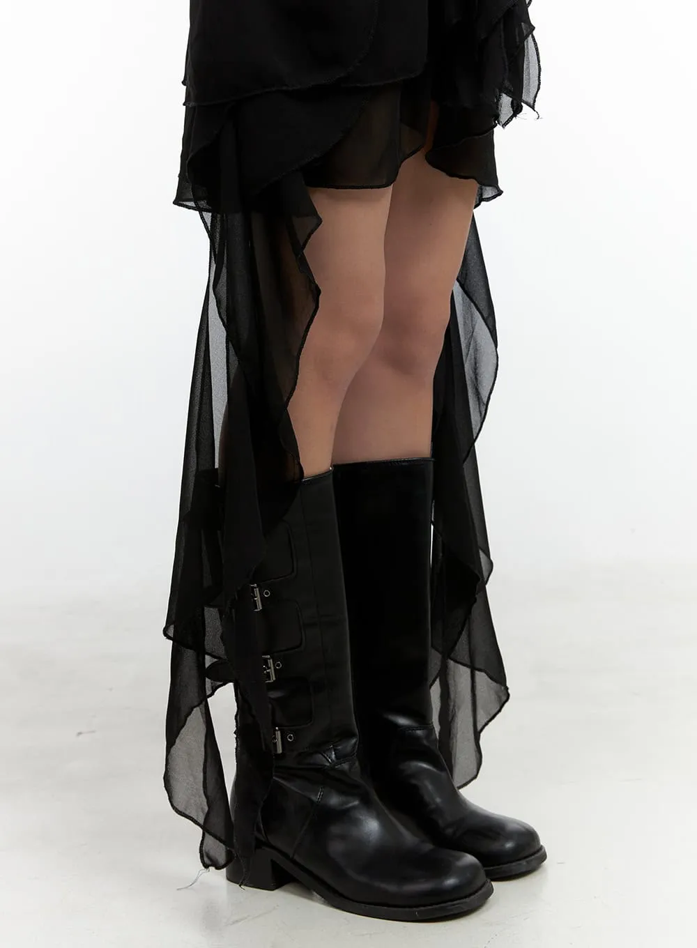 Sweetheart Ruffle Mini Dress CL410 sold by Lewkin product image thumbnail 5