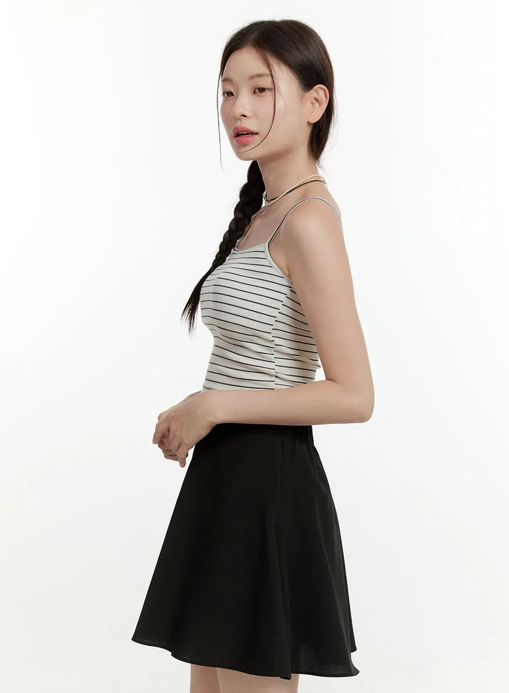 Striped Cami Crop Top OL424 sold by Lewkin product image thumbnail 5