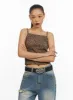 Leopard Print Cami Top IY422 sold by Lewkin