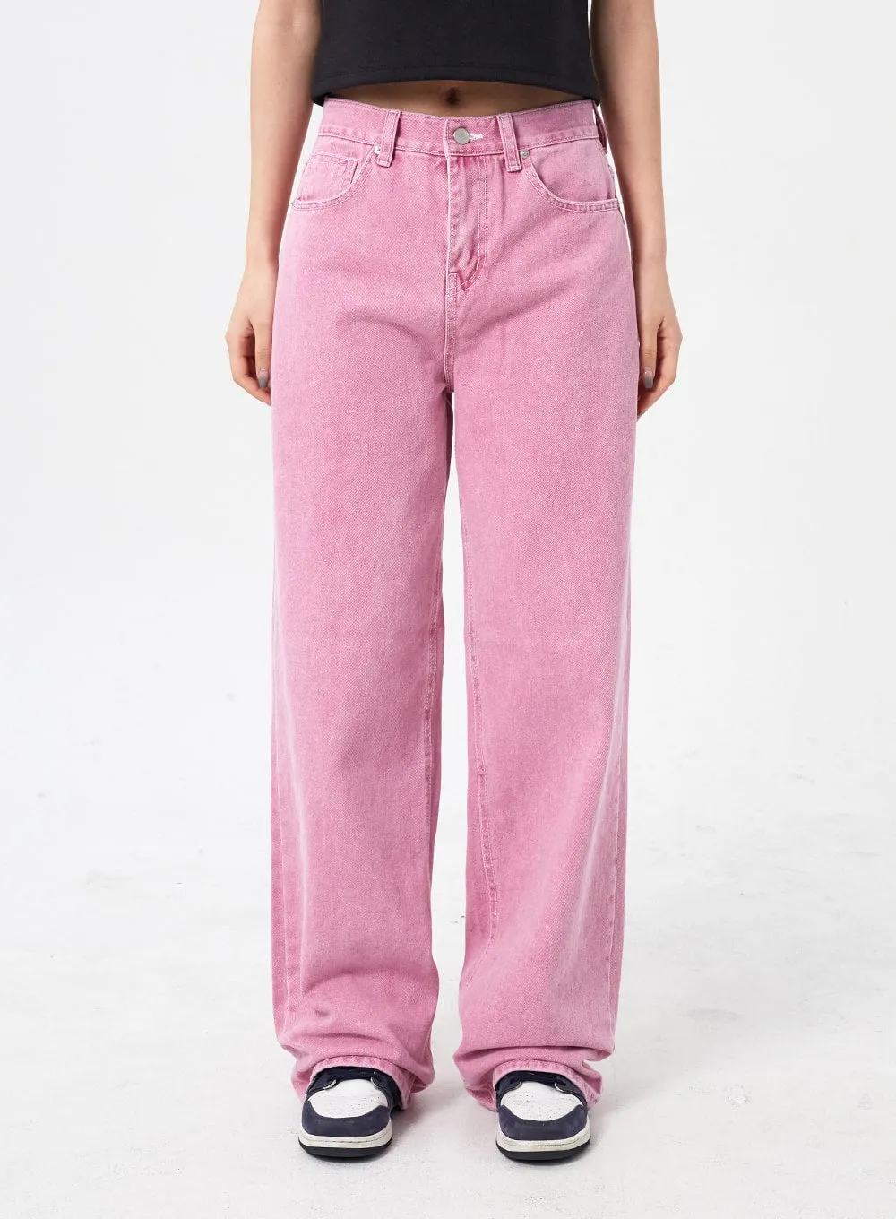 Straight Leg Cotton Pants CM315 sold by Lewkin product image thumbnail 2