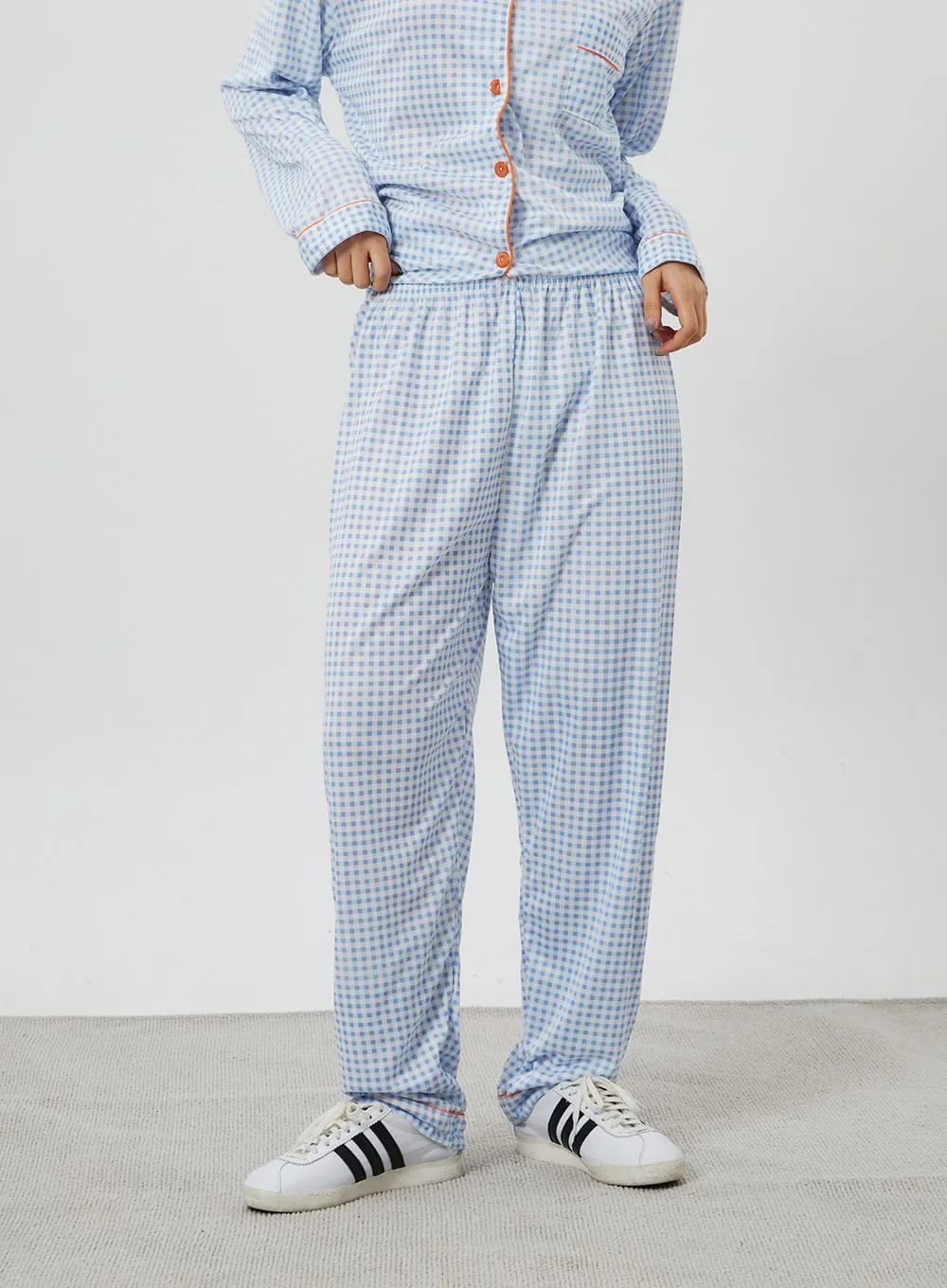Check Pattern Pajama Set IF324 sold by Lewkin product image thumbnail 3