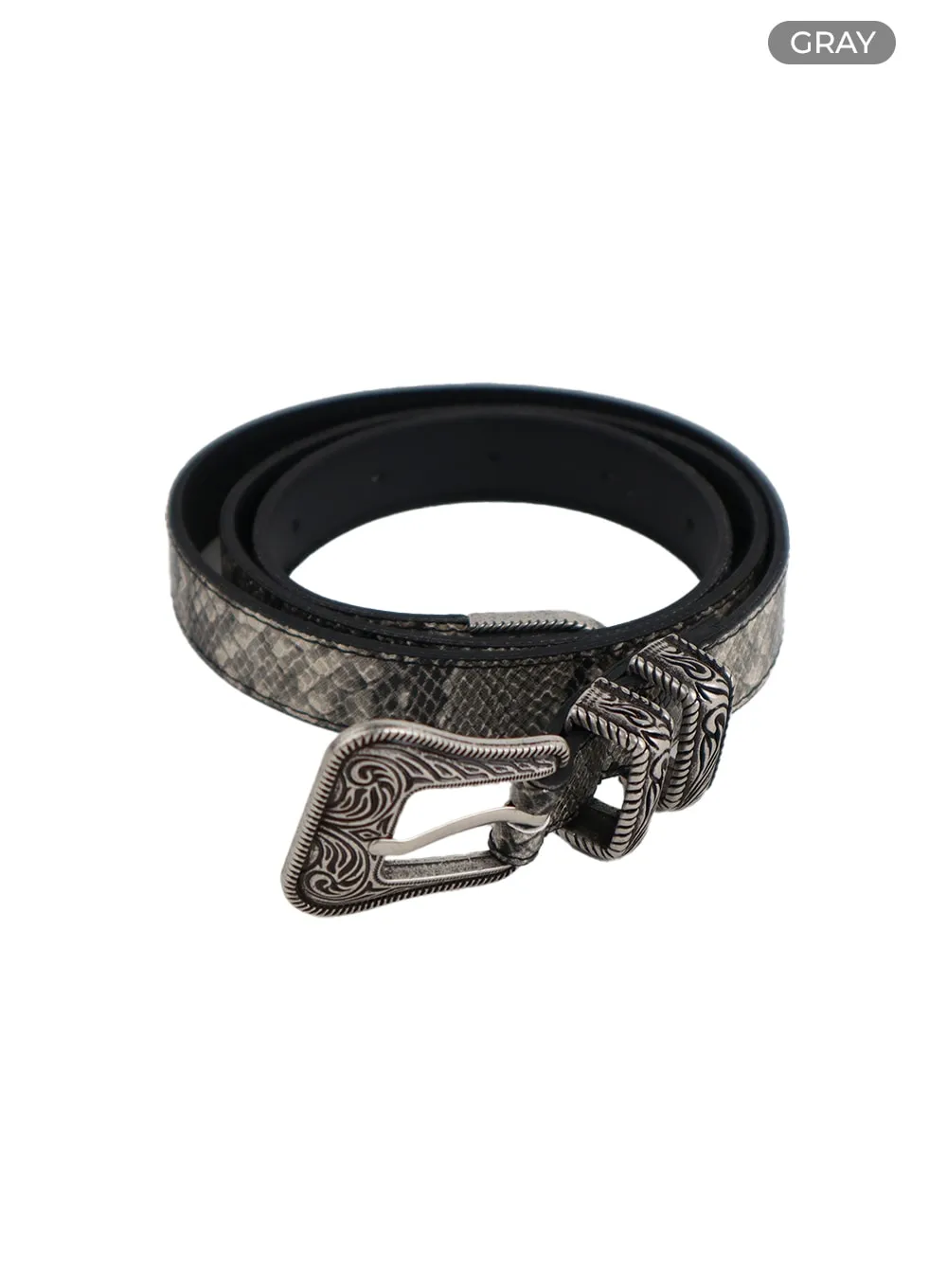 Vintage Buckle Belt CM407 sold by Lewkin product image thumbnail 5