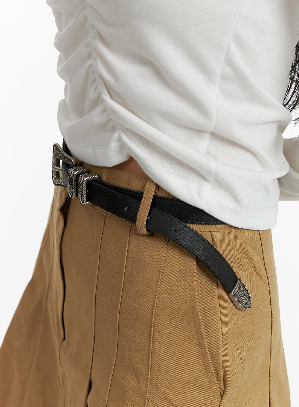 Vintage Buckle Belt CM407 sold by Lewkin product image thumbnail 2