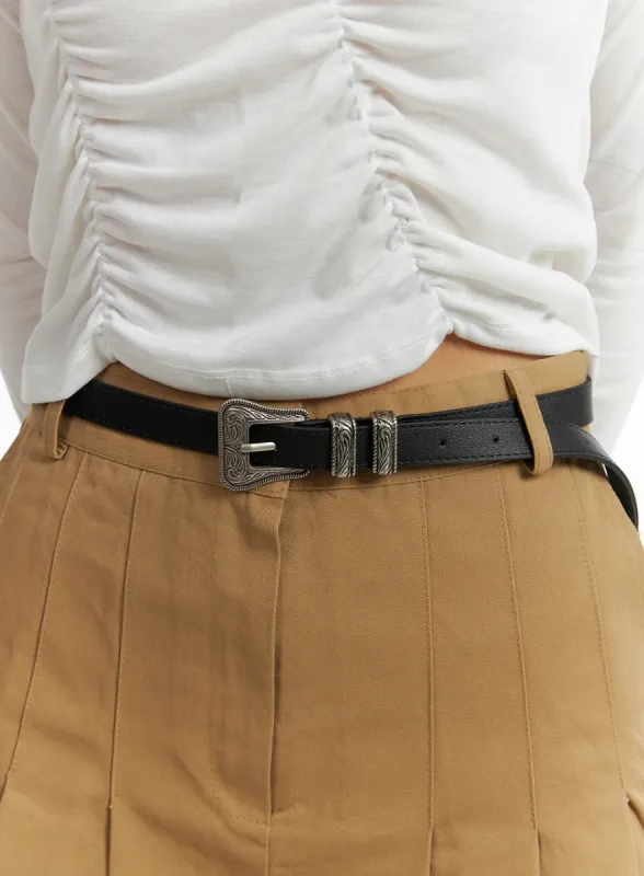 Vintage Buckle Belt CM407 sold by Lewkin
