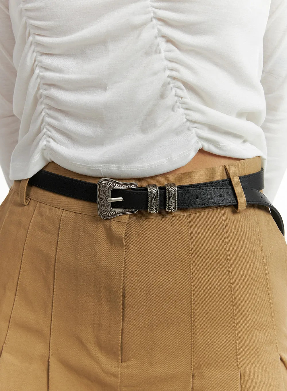 Vintage Buckle Belt CM407 sold by Lewkin
