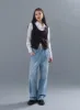 Cropped Button Down Vest CM3 sold by Lewkin