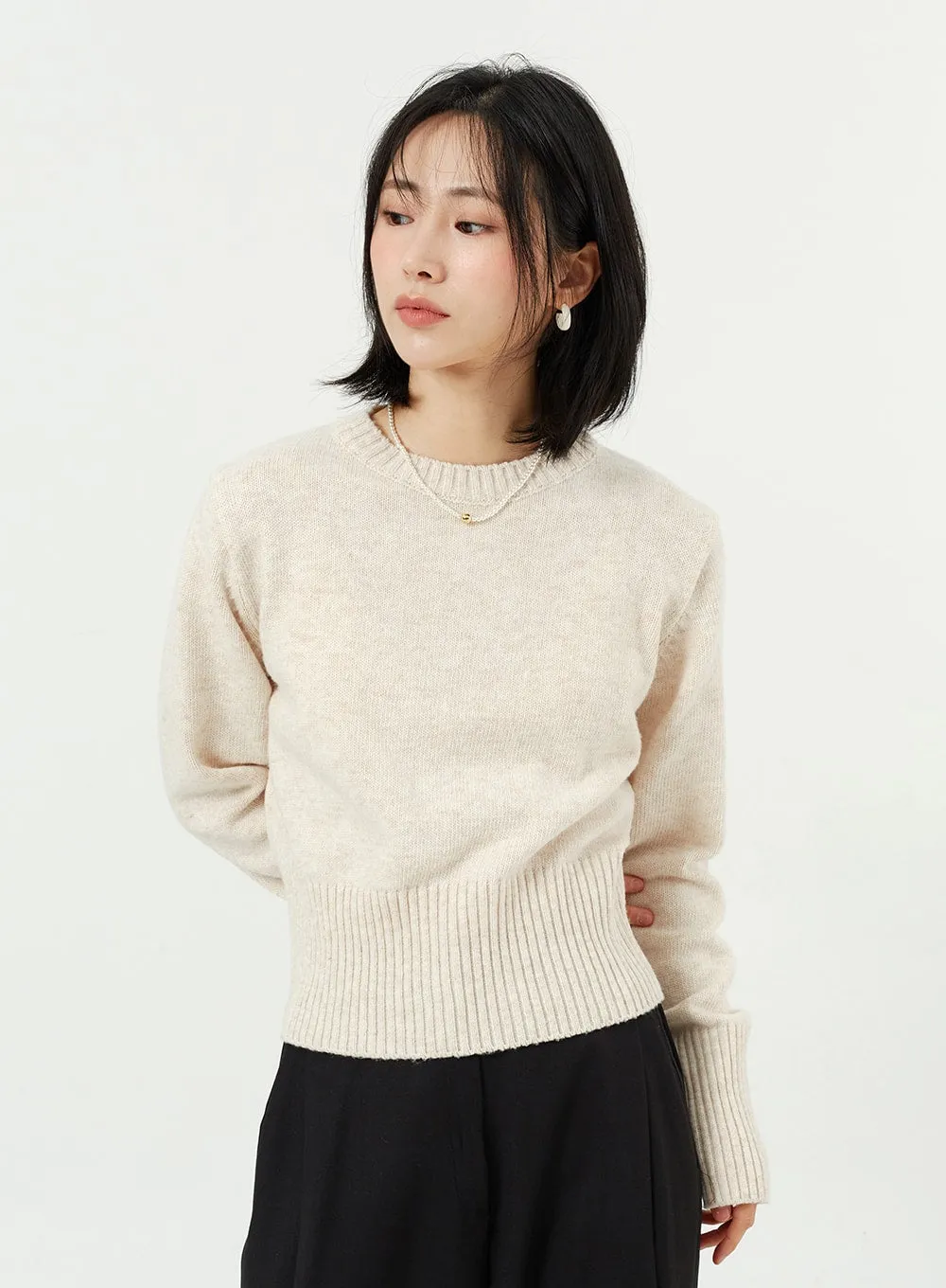 Crewneck Sweater OM313 sold by Lewkin product image thumbnail 5