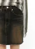Destroyed Hem Denim Mini Skirt CM427 sold by Lewkin