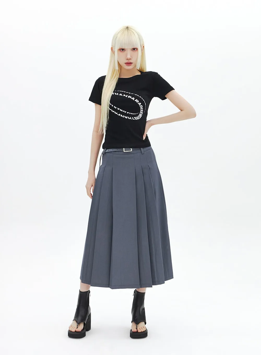 Graphic Crewneck Tee BA318 sold by Lewkin product image thumbnail 3