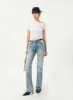 Low Rise Bootcut Jeans CA328 sold by Lewkin
