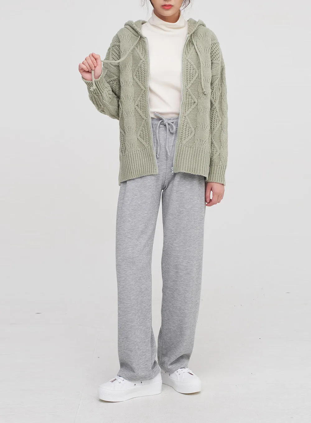 Knit Jogger Pants sold by Lewkin