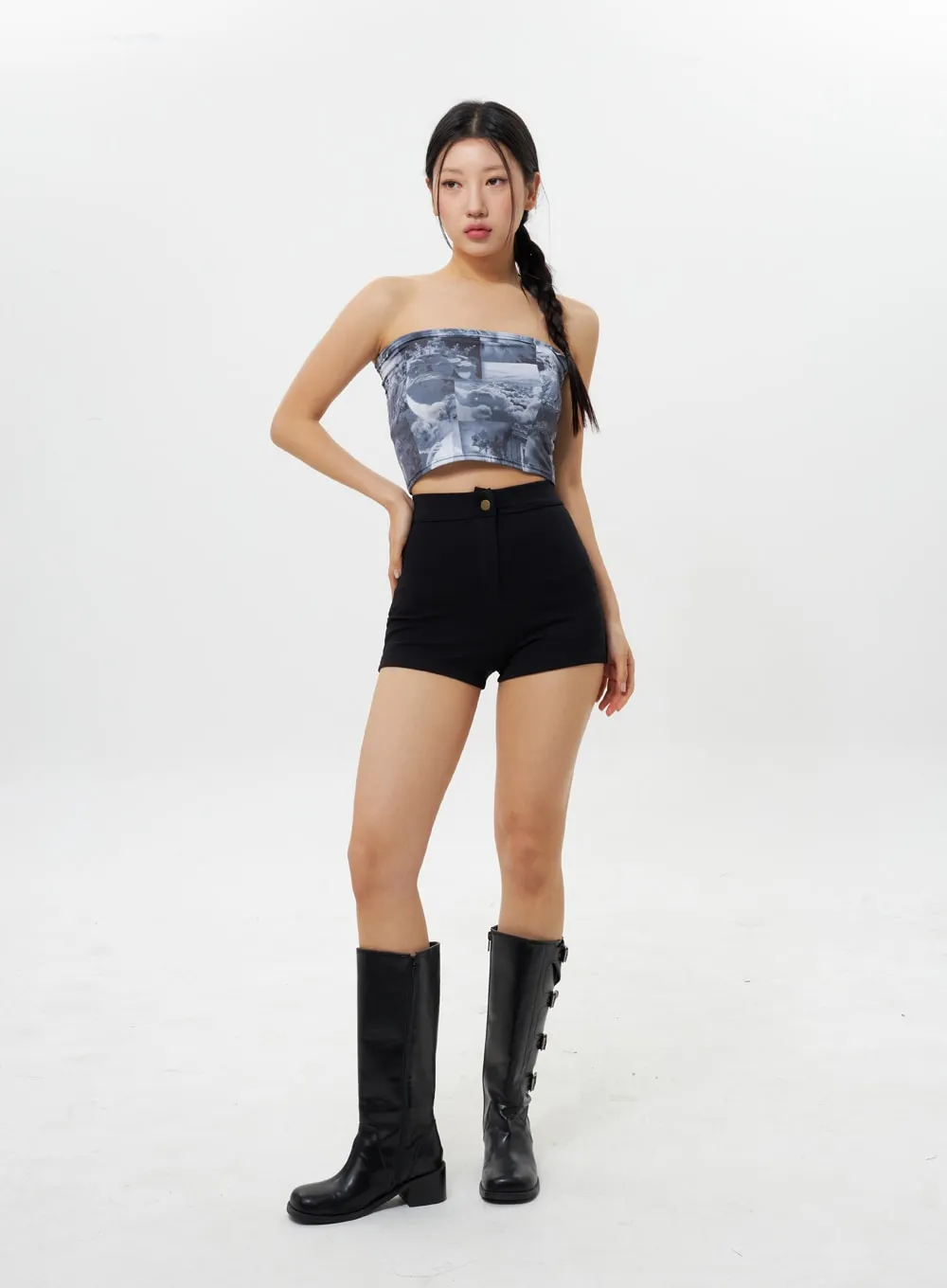 High Waist Shorts IY311 sold by Lewkin product image thumbnail 2