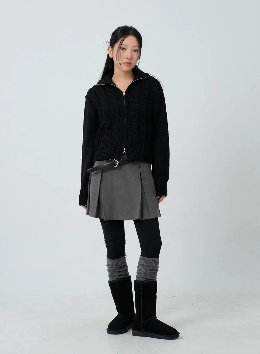 Knee High Knit Socks CJ303 sold by Lewkin product image thumbnail 3