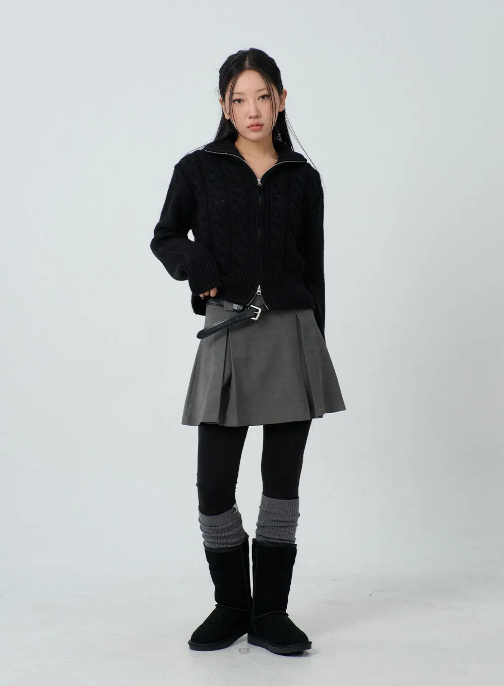 Knee High Knit Socks CJ303 sold by Lewkin product image thumbnail 4