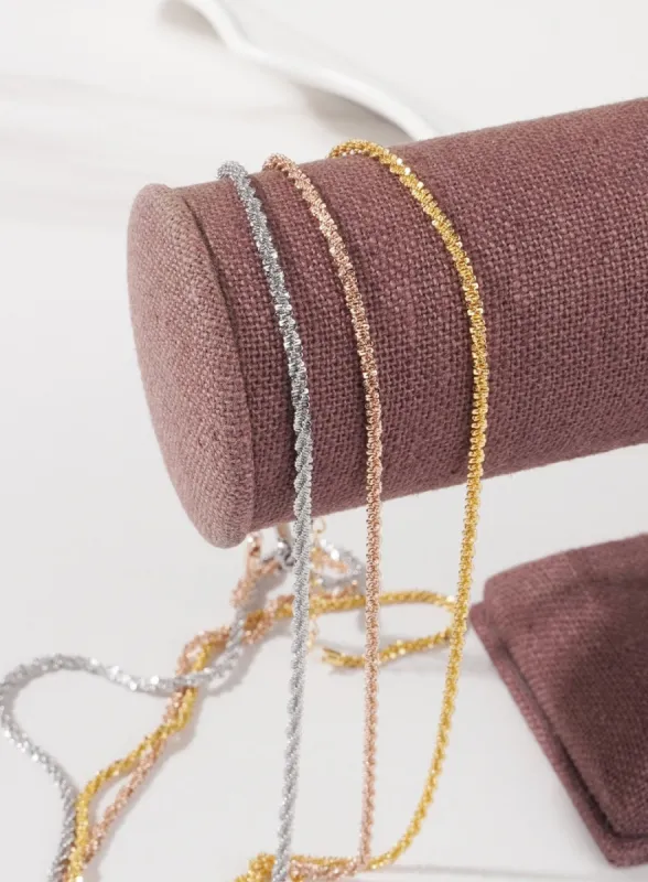 Twisted Chain Necklace IL405 sold by Lewkin