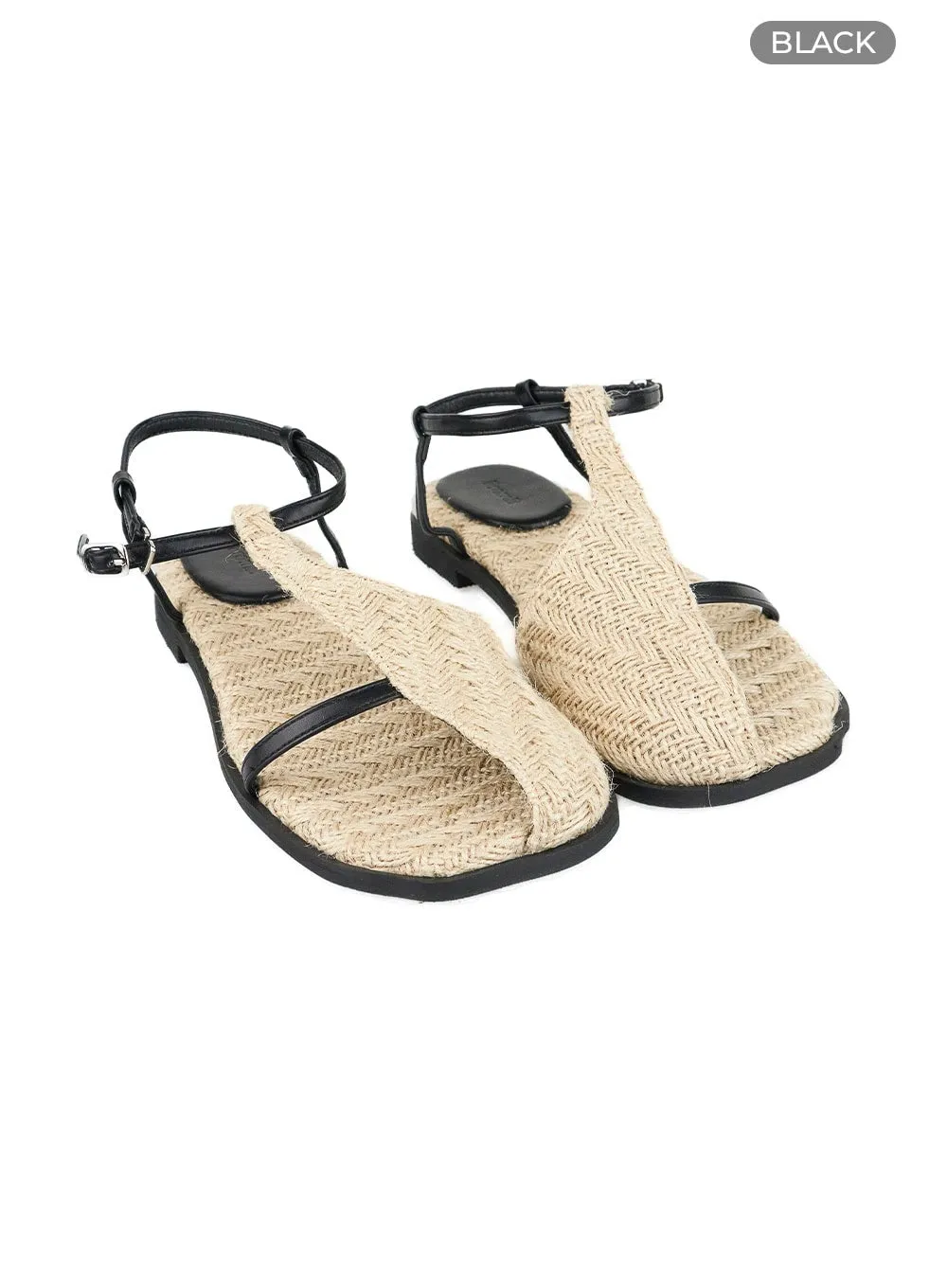Buckle Cut-Out Faux Leather Sandals OL417 sold by Lewkin product image thumbnail 5