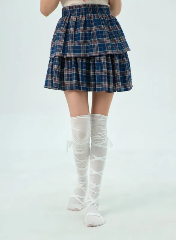 Lace-Up Over The Knee Socks BY322 sold by Lewkin