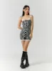 Draped Lace Mini Dress CD301 sold by Lewkin