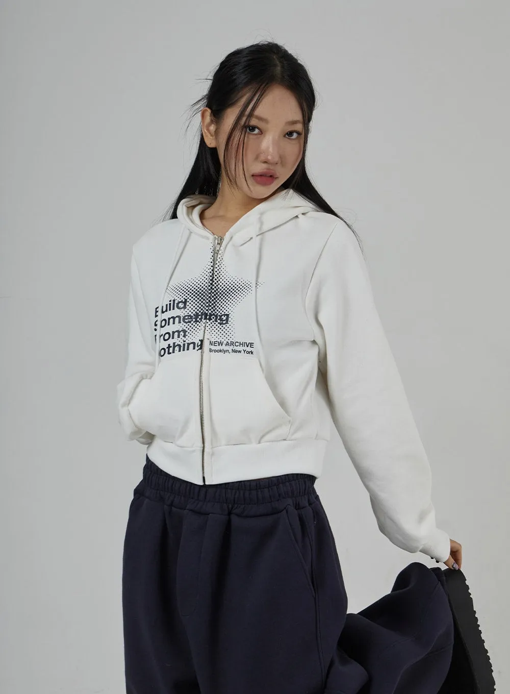 Graphic Zipper Hoodie CD27 sold by Lewkin product image thumbnail 5