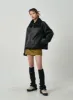 Faux Leather Shearling Jacket Unisex CD14 sold by Lewkin