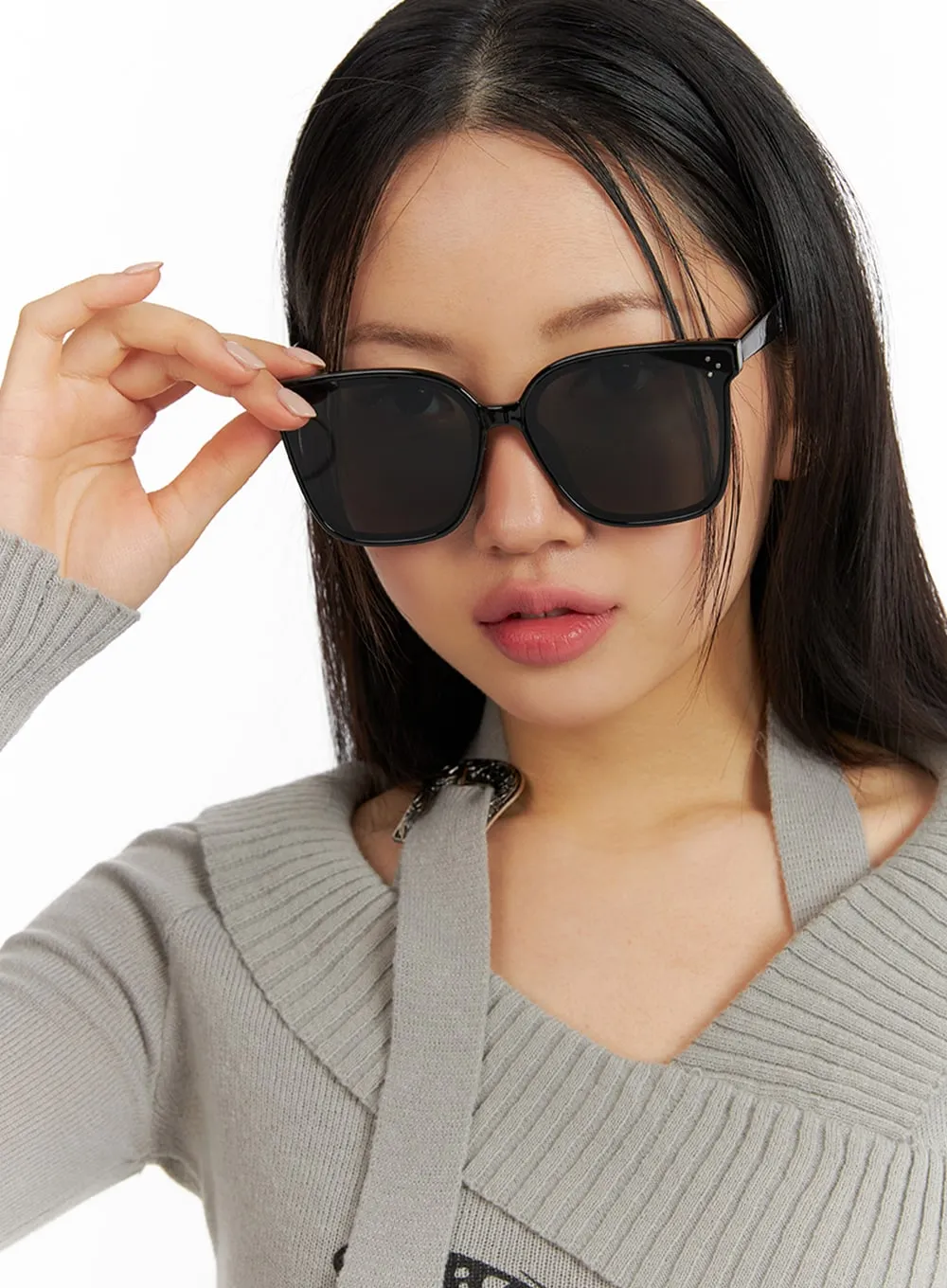 Simple Square Sunglasses IF421 sold by Lewkin
