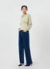 Wide Leg Dark Wash Jeans CF323 sold by Lewkin