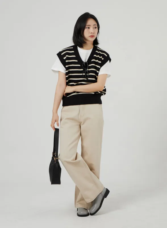 Cotton Wide Leg Pants OF313 sold by Lewkin