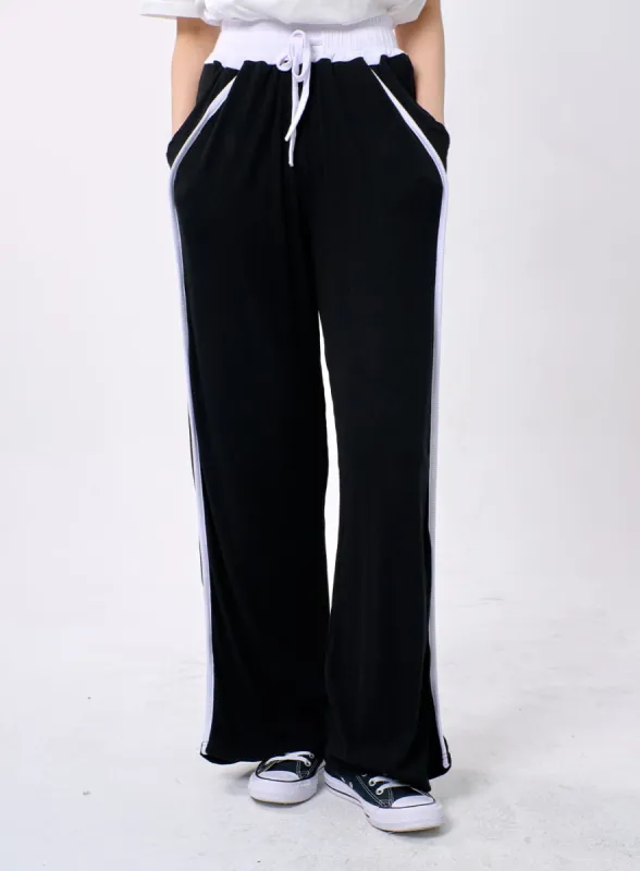 Two Color Track Pants BA327 sold by Lewkin
