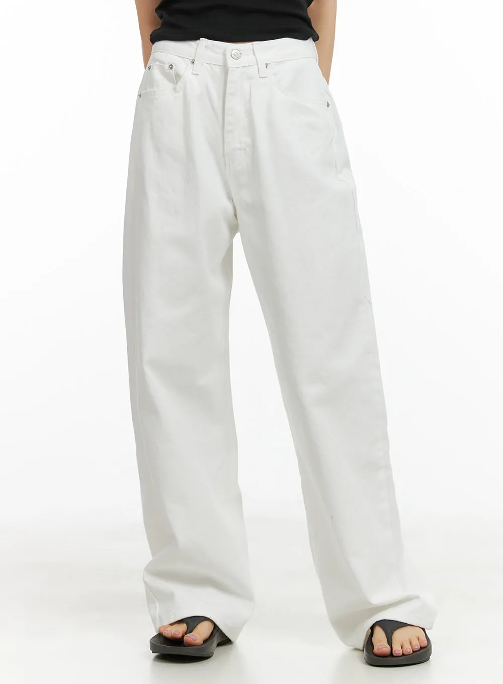Cotton Wide Fit Solid Pants CL412 sold by Lewkin