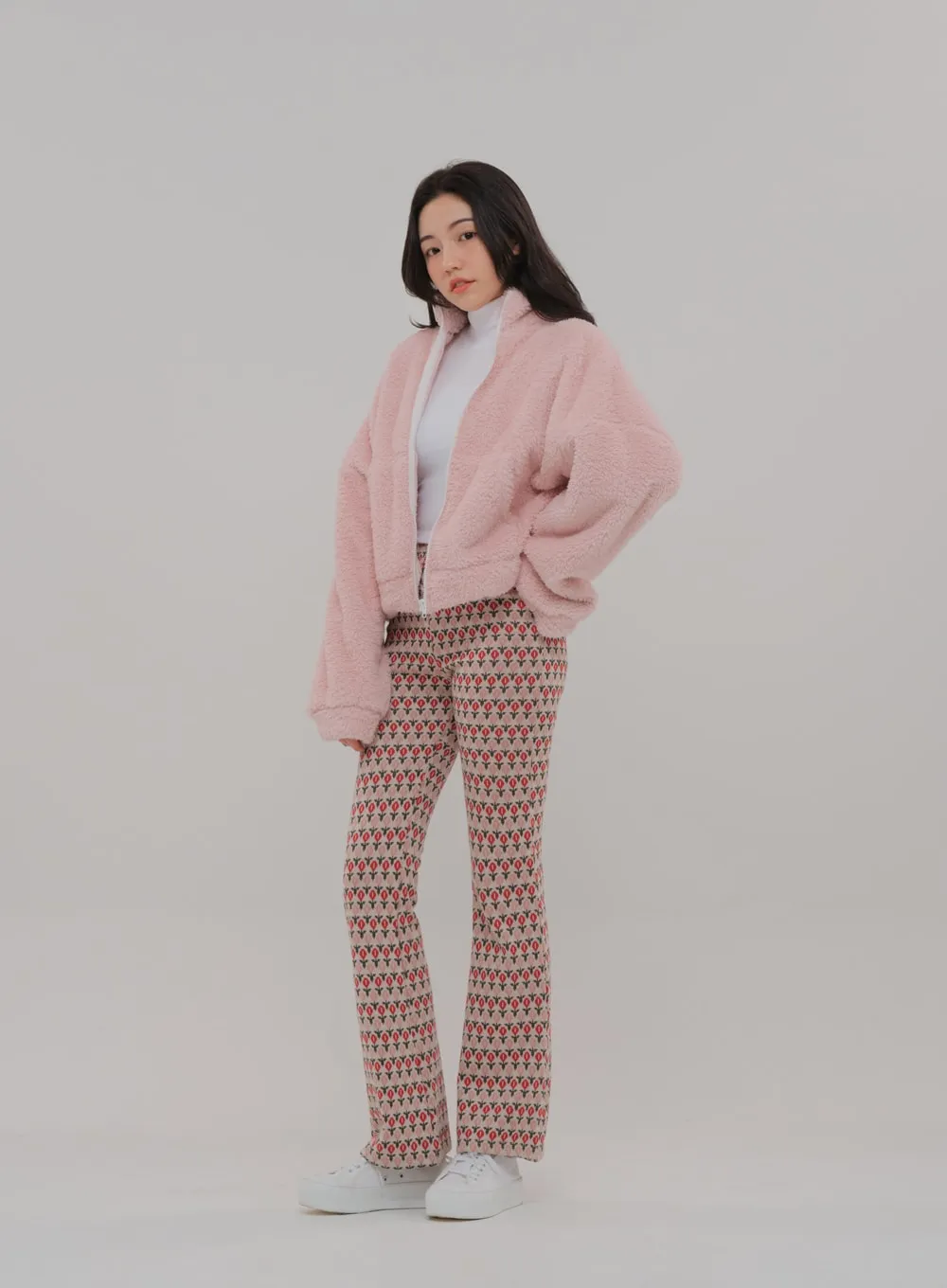 Floral Print Bootcut Pants BS-A27121102 sold by Lewkin product image thumbnail 5