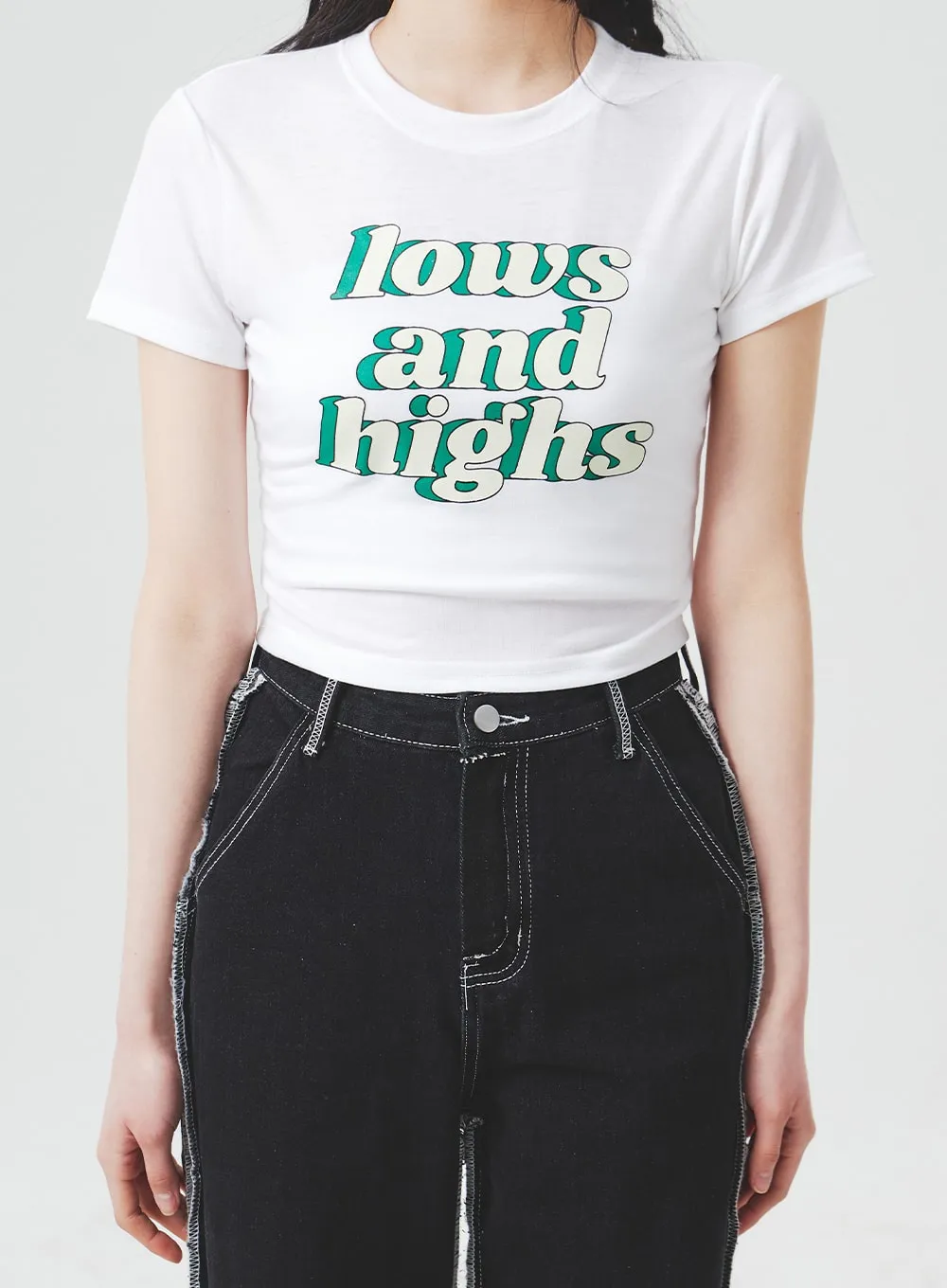 Crewneck Graphic Tee BA307 sold by Lewkin product image thumbnail 2