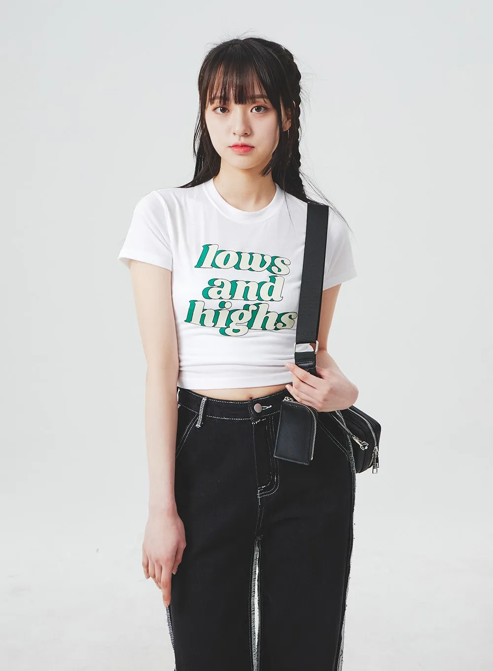 Crewneck Graphic Tee BA307 sold by Lewkin product image thumbnail 5