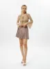 Pleated Mini Skirt IS319 sold by Lewkin