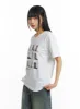 Graphic Boots Oversized T-Shirt CM407 sold by Lewkin