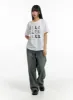 Graphic Boots Oversized T-Shirt CM407 sold by Lewkin