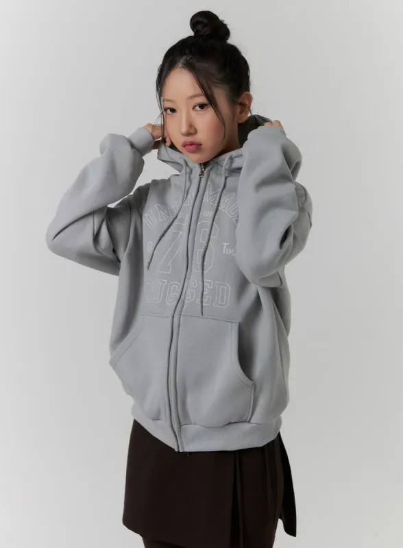 Oversized Graphic Hoodie Sweatshirt CD319 sold by Lewkin