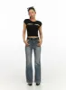 Cutout Crop Top IU412 sold by Lewkin