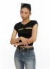 Cutout Crop Top IU412 sold by Lewkin