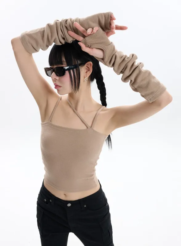 Unbalanced Cami Top IF413 sold by Lewkin
