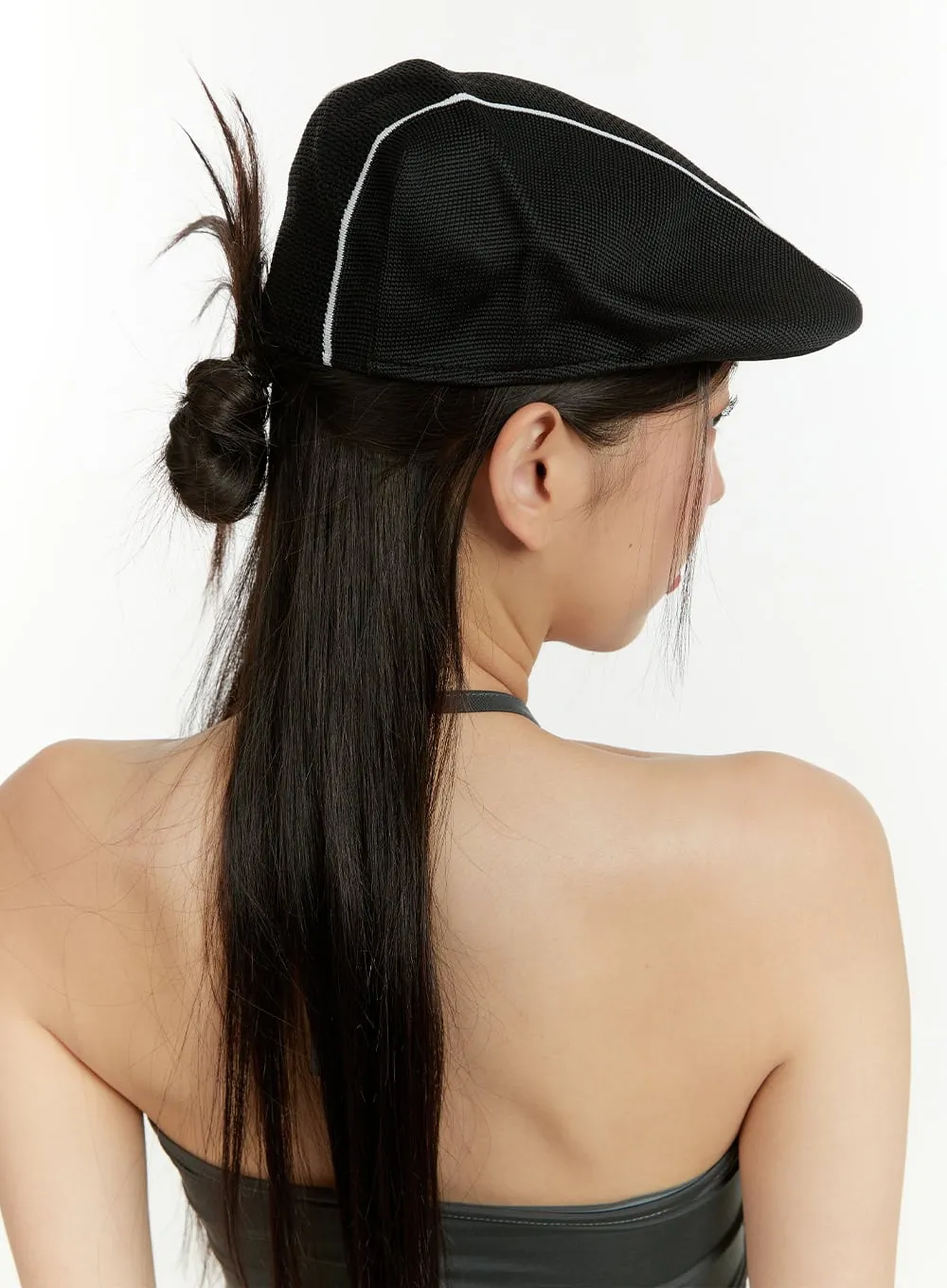 Stripe Mesh Cap CL401 sold by Lewkin product image thumbnail 2