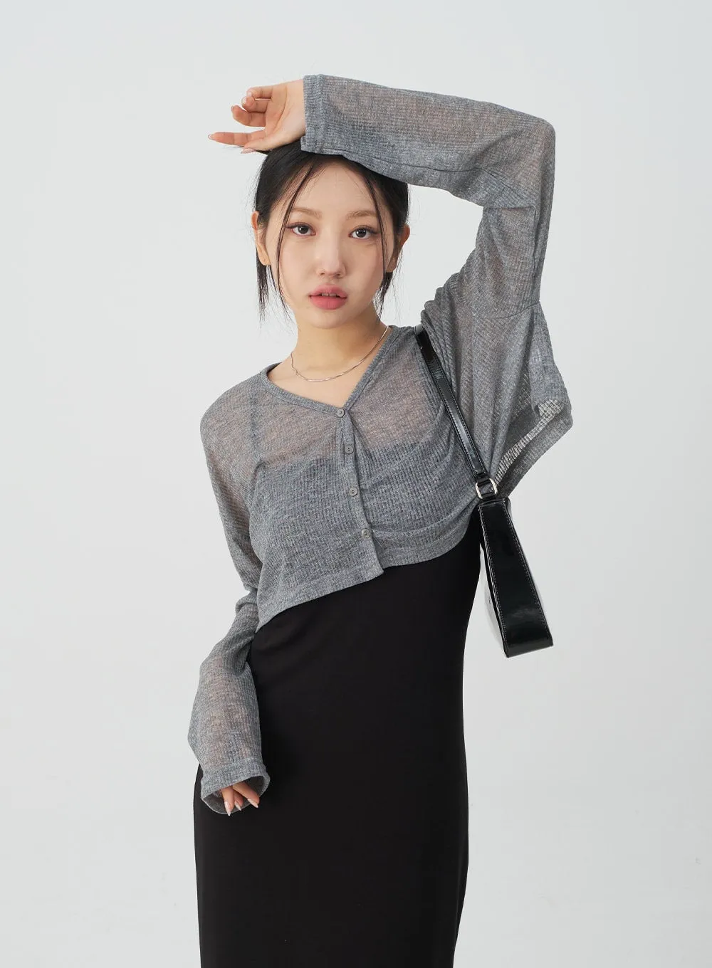 Summer Sheer Cropped Cardigan CJ07 sold by Lewkin