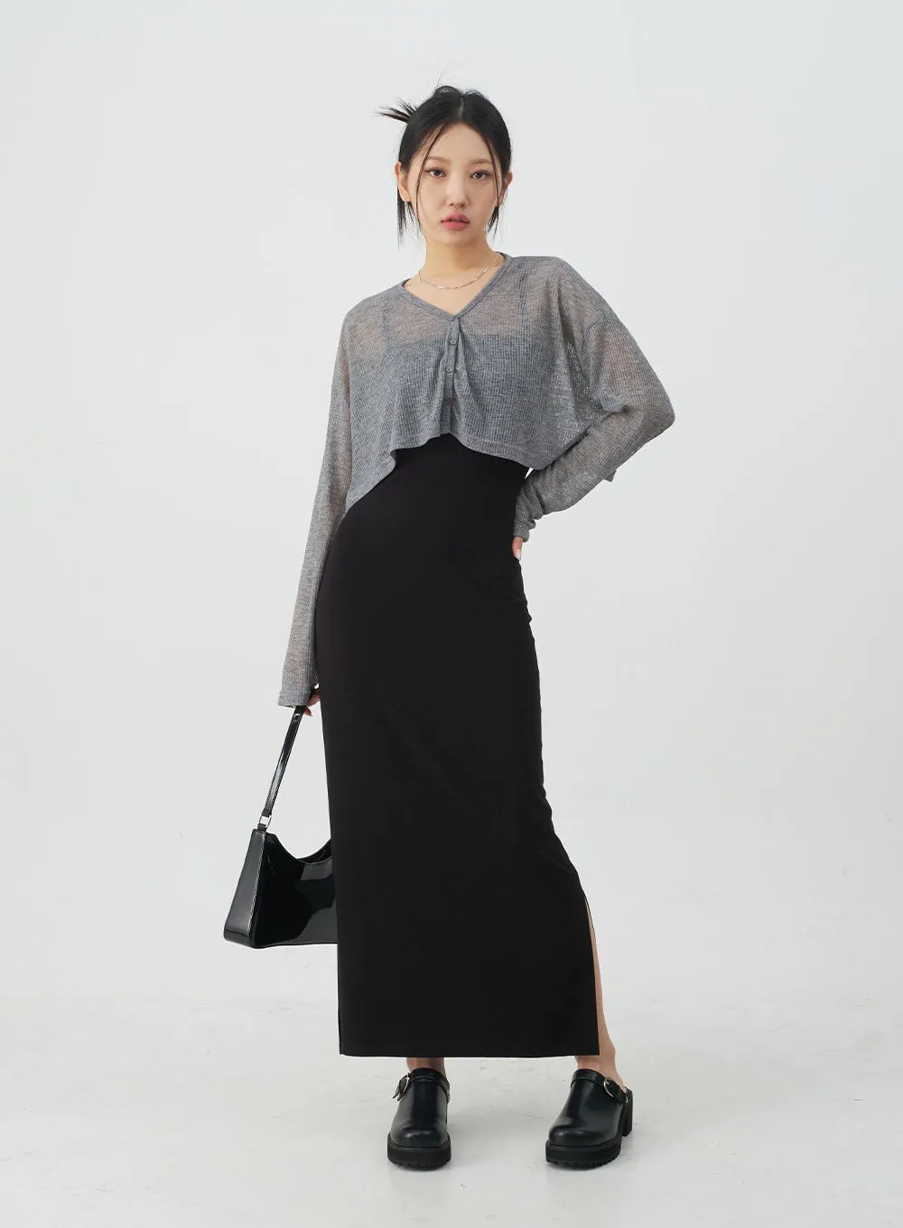 Summer Sheer Cropped Cardigan CJ07 sold by Lewkin product image thumbnail 2